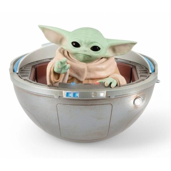Hallmark Other - Hallmark 2024 Star Wars: The Mandalorian Grogu in Hovering Pram Magic Ornament
